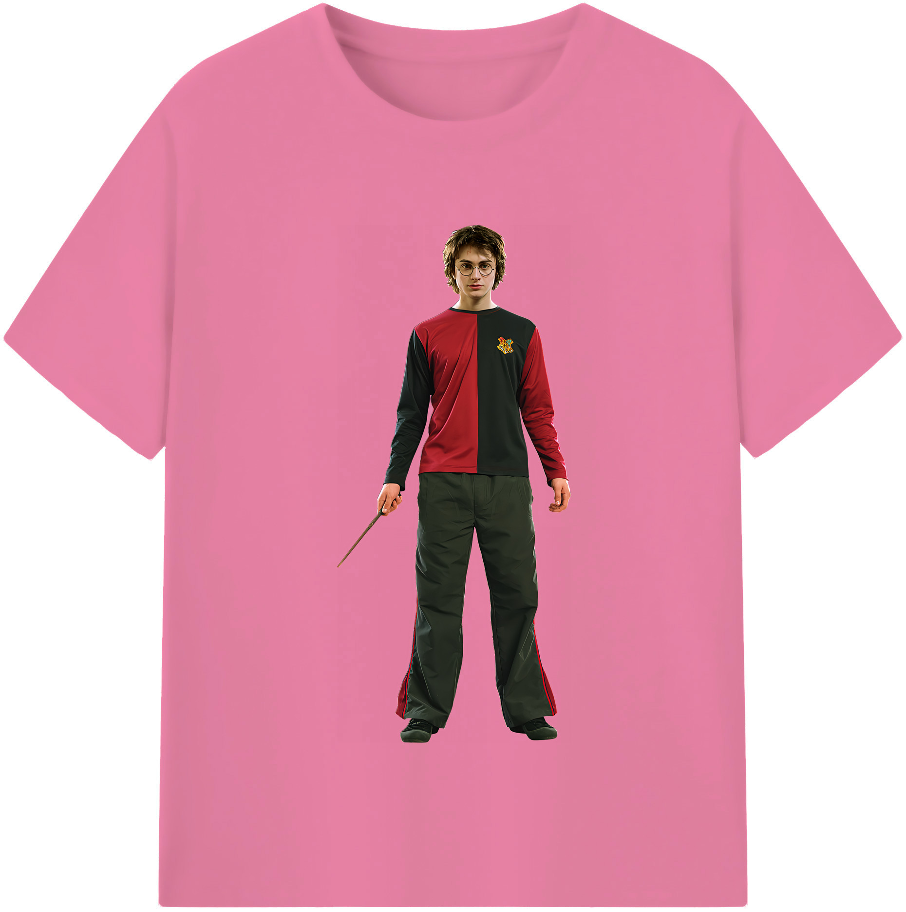 （画像用） Harry Potter ハリー・ポッターシリーズ 綿100％半袖Tシャツ（フロントプリント）